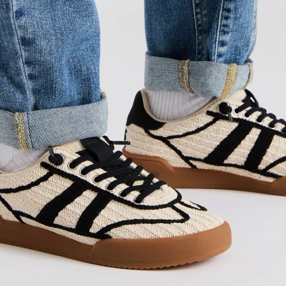 Steve Madden VERDICT NATURAL/BLACK CROCHET
